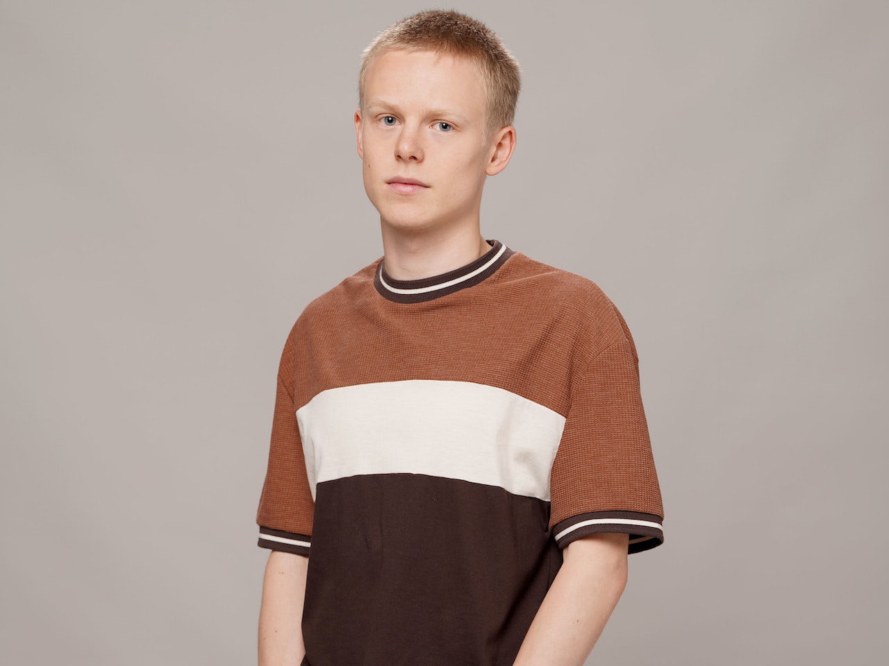 Clay Milner Russell as Bobby Beale on EastEnders, 2023 press shot