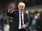 Atalanta coach Gian Piero Gasperini acknowledges fans after the match on September 21, 2023