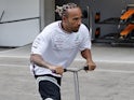 Lewis Hamilton at the Japanese GP on September 22, 2023