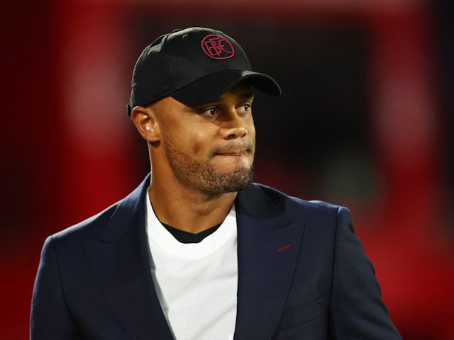 Burnley manager Vincent Kompany before the match on September 18, 2023