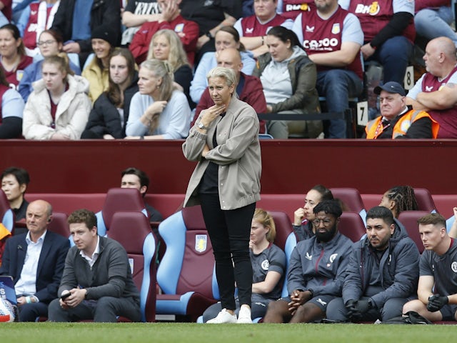 Aston Villa manager Carla Ward on October 1, 2023
