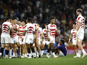 England qualify for Rugby World Cup quarter-finals as Japan beat Samoa
