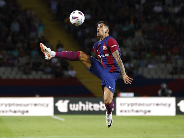 Barcelona confirm knee injury for defender Joao Cancelo