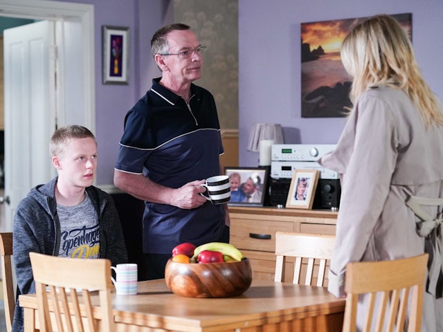 Bobby, Ian and Cindy on EastEnders on September 25, 2023