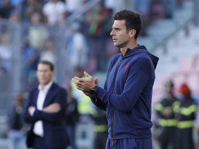 Bologna coach Thiago Motta on September 24, 2023