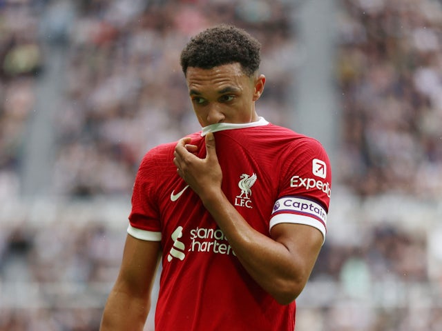 Liverpool's Trent Alexander-Arnold out for 