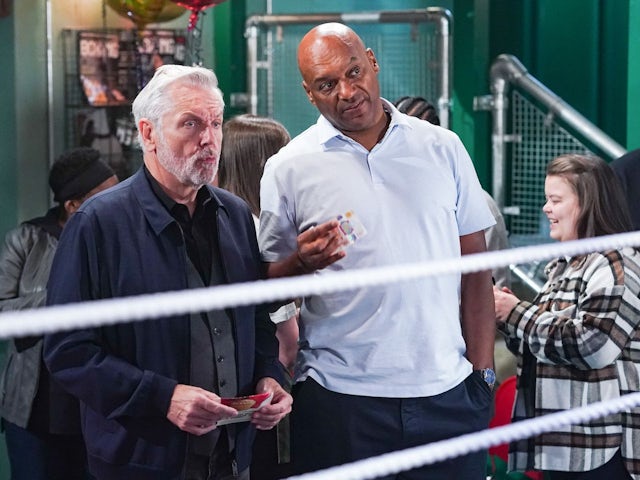 Rocky and George on EastEnders on October 12, 2023