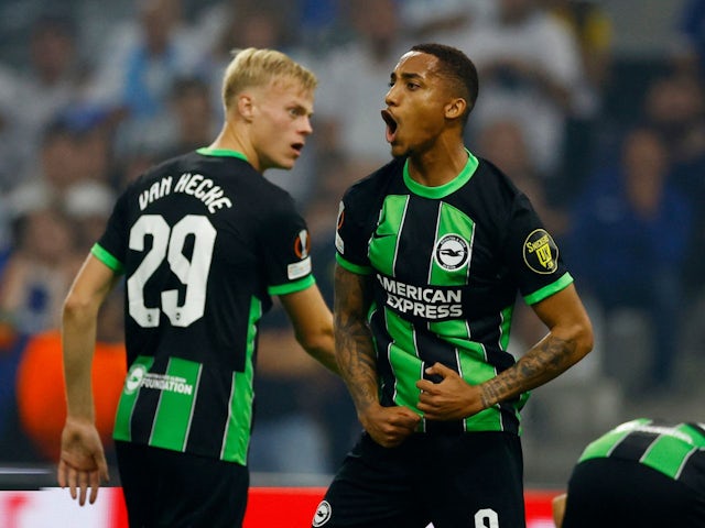 Brighton produce second-half comeback to snatch point in Marseille