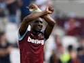 West Ham United's Mohammed Kudus reacts after the match on October 8, 2023