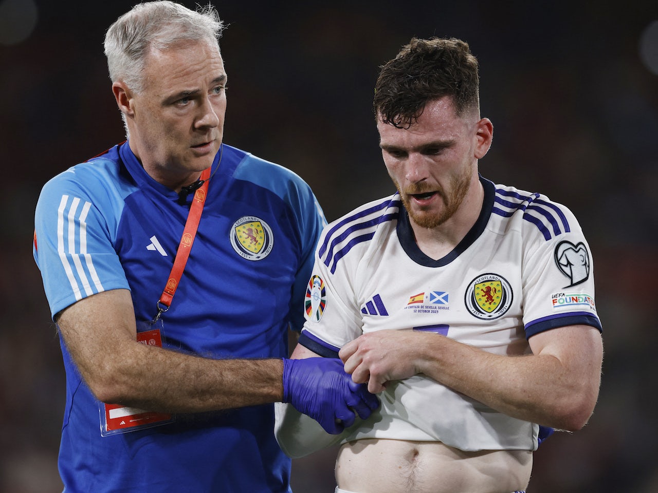 Liverpool's Andrew Robertson refuses to put date on injury return thumbnail