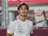 George Russell at the Qatar GP on October 10, 2023