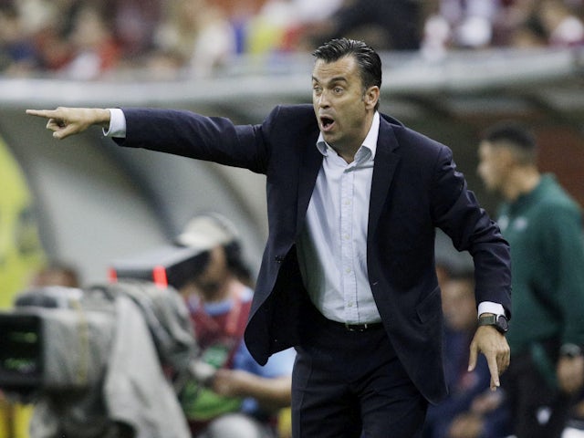 El entrenador del Andorra Koldo Álvarez el 15 de octubre de 2023