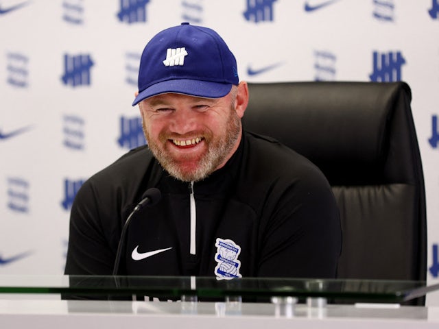 Wayne Rooney at first Birmingham City press conference on October 12, 2023.