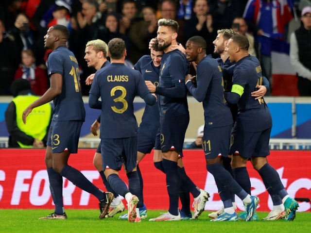 Pavard at the double as France hit four past Scotland in friendly win