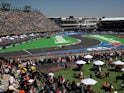 General view of the Autodromo Hermanos Rodriguez, location for the Mexico GP, on October 28, 2023