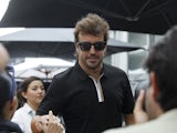 Fernando Alonso at the Mexican GP on October 26, 2023