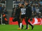 Newcastle United's Jacob Murphy walks to be substituted after sustaining an injury on October 25, 2023