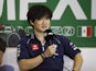 Yuki Tsunoda at the Mexico GP on October 26, 2023