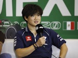 Yuki Tsunoda at the Mexico GP on October 26, 2023
