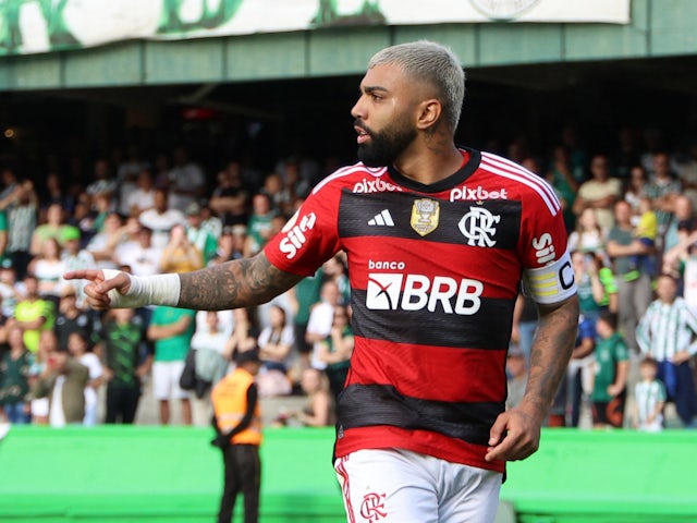 Flamengo forward Gabriel Barbosa on August 20, 2023