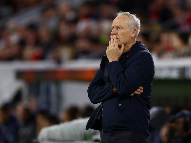Freiburg coach Christian Streich on November 9, 2023