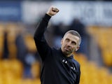 Wolverhampton Wanderers manager Gary O'Neil celebrates after the match on November 11, 2023
