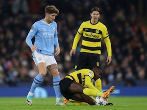Man City's John Stones out for "a while" with muscle injury