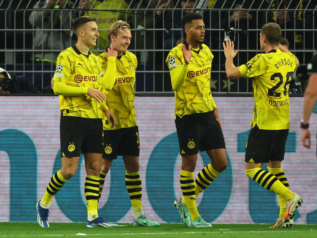 Borussia Dortmund move to top of Group F with 2-0 win over Newcastle United