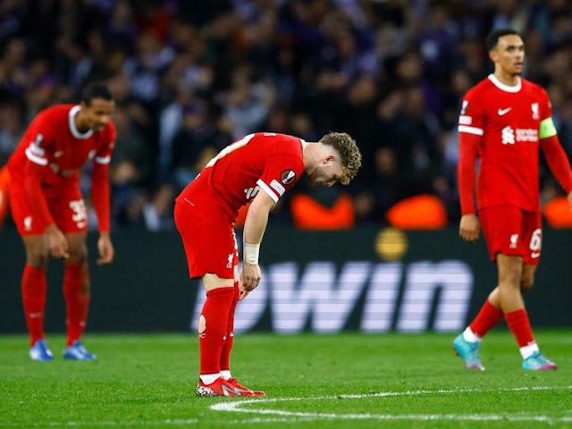 Liverpool kept waiting for last-16 place as Toulouse earn shock win