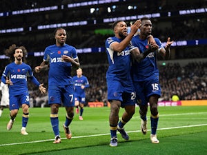 Jackson nets hat-trick as Chelsea beat nine-man Spurs in chaotic London derby
