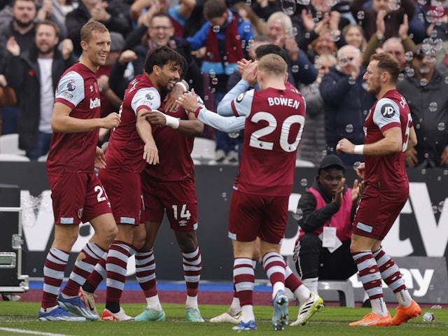 Soucek scores late winner as West Ham overcome Forest