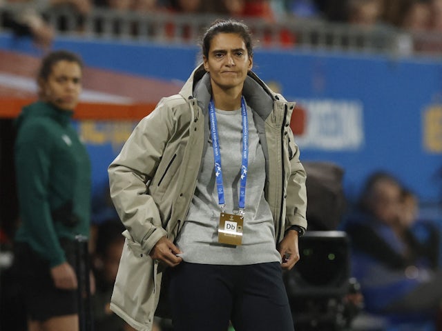 Benfica Women coach Filipa Patao on November 14, 2023