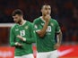 Ireland's Adam Idah looks dejected after the match on November 18, 2023