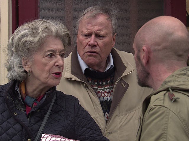 Evelyn and Roy on Coronation Street on December 6, 2023