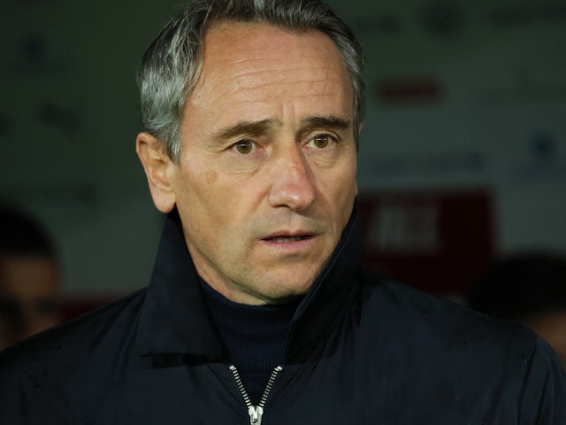 Kosovo coach Primoz Gliha on November 18, 2023