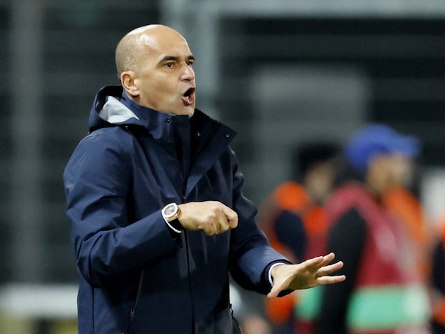 Portugal coach Roberto Martinez reacts on November 16, 2023