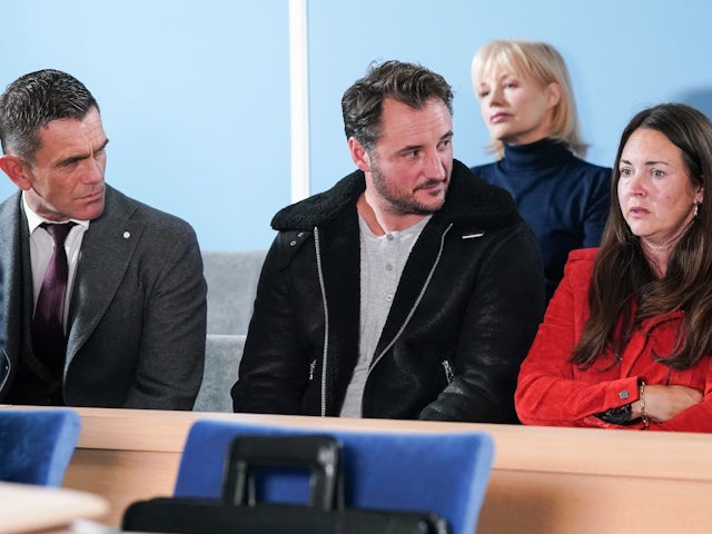 Jack, Martin and Stacey on EastEnders on November 28, 2023