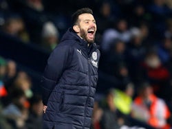 West Bromwich Albion manager Carlos Corberan reacts on November 25, 2023