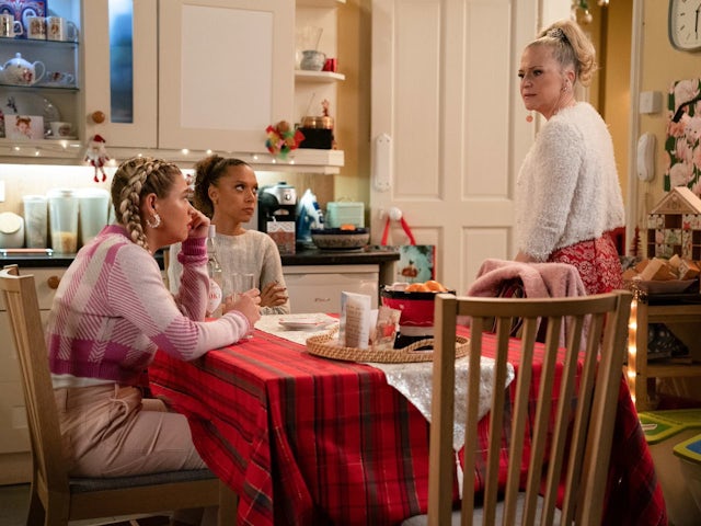 Anna, Gina and Linda on EastEnders on December 12, 2023