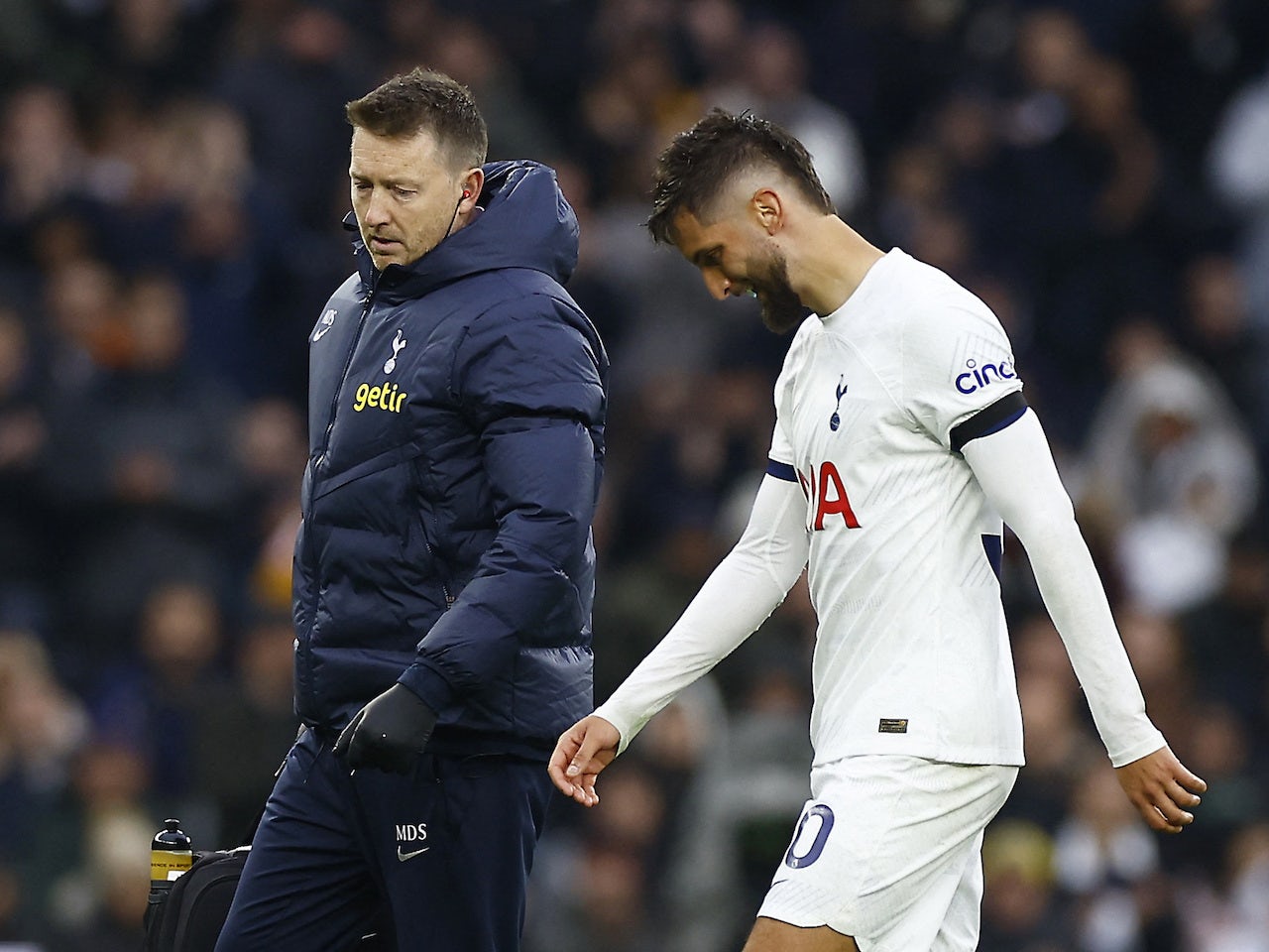 Tottenham Hotspur midfielder reveals he has been playing through broken bone