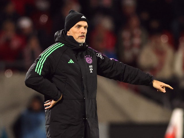 Bayern Munich coach Thomas Tuchel before the match on November 24, 2023