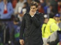 Sevilla coach Diego Alonso reacts on November 29, 2023