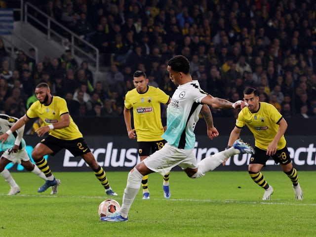 Brighton secure Europa League knockout spot with win over AEK
