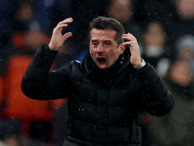 Fulham manager Marco Silva reacts on December 3, 2023
