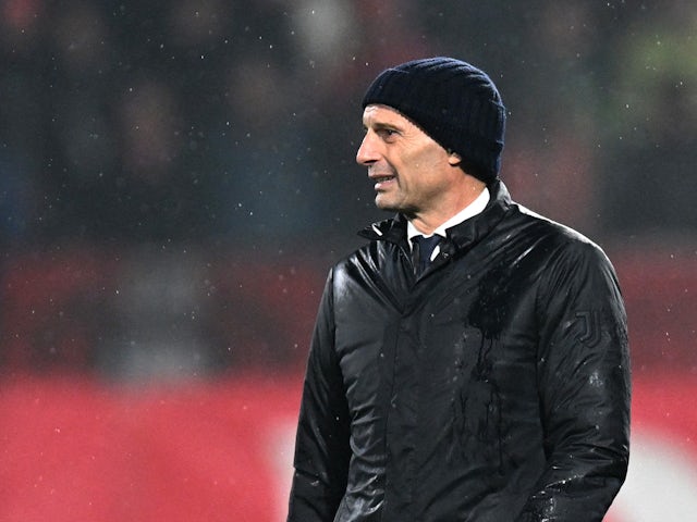 Juventus coach Massimiliano Allegri on December 1, 2023