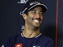 Daniel Ricciardo at the Abu Dhabi GP on November 23, 2023