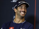 Daniel Ricciardo at the Abu Dhabi GP on November 23, 2023