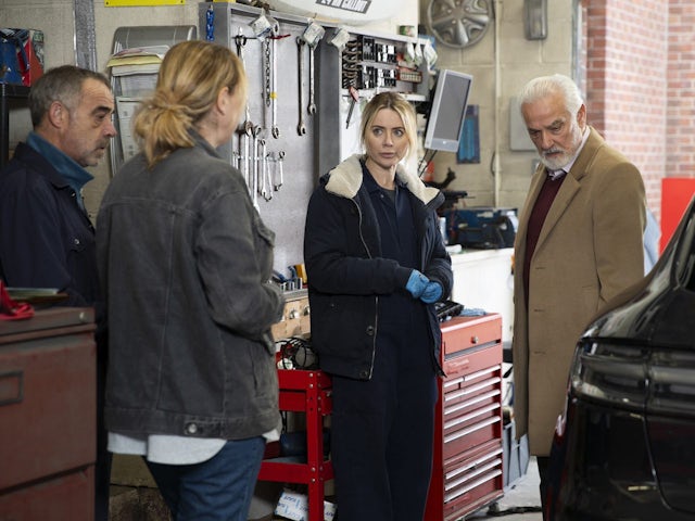 Kevin, Cassie and Abi on Coronation Street on January 3, 2024