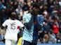 Le Havre's Mohamed Bayo reacts on December 3, 2023