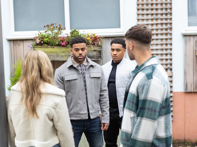 Prince and Hunter on Hollyoaks on December 4, 2023